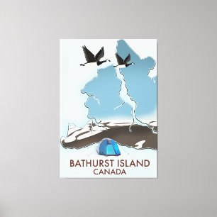 Bathurst Island Kanada Reiseplan Leinwanddruck