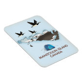 Bathurst Island Kanada Reiseplan Magnet (Rechte Seite)