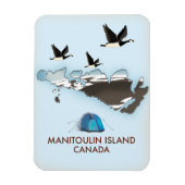 Bathurst Island Kanada Reiseplan Magnet (Vertikal)