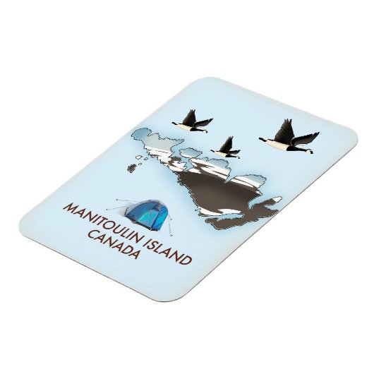 Bathurst Island Kanada Reiseplan Magnet (Linke Seite)