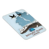 Bathurst Island Kanada Reiseplan Magnet (Rechte Seite)