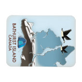 Bathurst Island Kanada Reiseplan Magnet (Horizontal)
