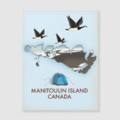Bathurst Island Kanada Reiseplan Magnetkarte (Vorderseite)