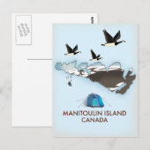 Bathurst Island Kanada Reiseplan Postkarte (Vorne/Hinten)