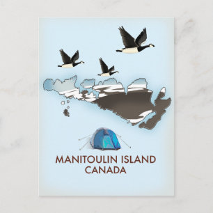 Bathurst Island Kanada Reiseplan Postkarte