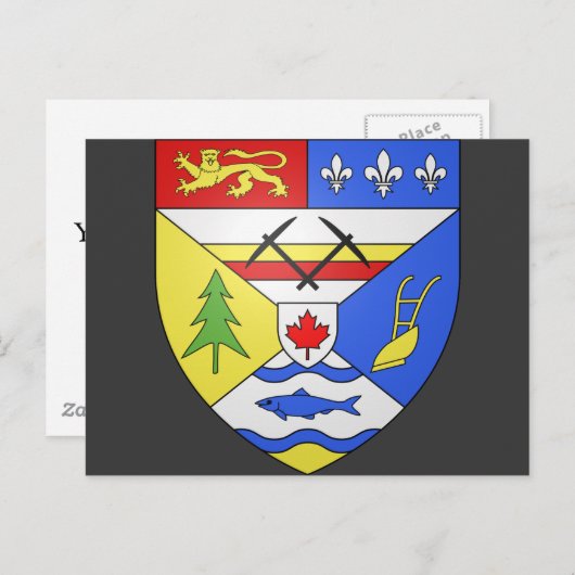 Bathurst, Kanada Postkarte (Vorne/Hinten)