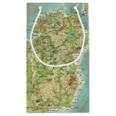 Bathyorographical Karte der britischen Inseln Kleine Geschenktüte (Rückseite)