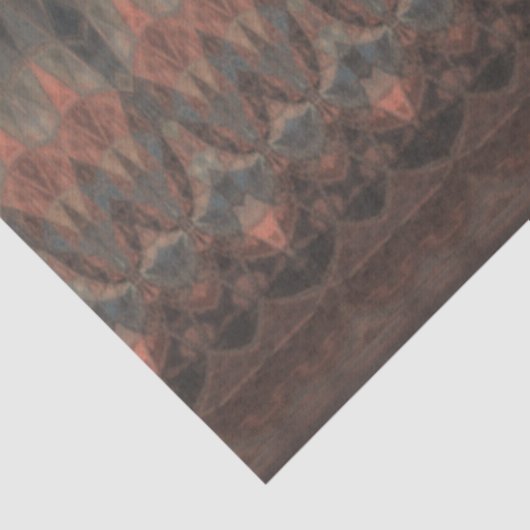 Batik Abstrakt Boho Südwest HerbstHerbst Seidenpapier (Detail)