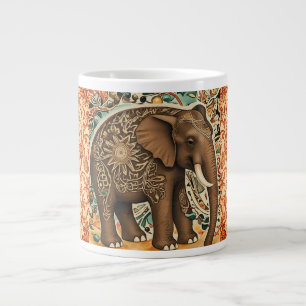 Batik, antiker, Vintager Stil Jumbo-Tasse
