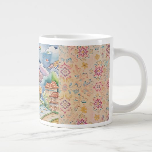 Batik Art in Nature,Java Batik Tasse (Rechts)