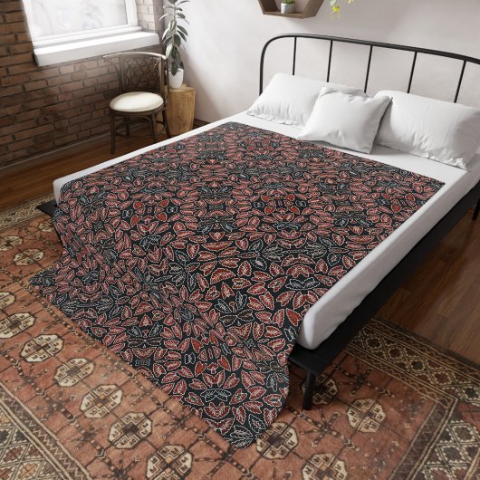 Batik Banten Simbut Fleece Blanket