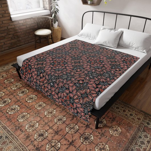 Batik Banten Simbut Fleece Blanket