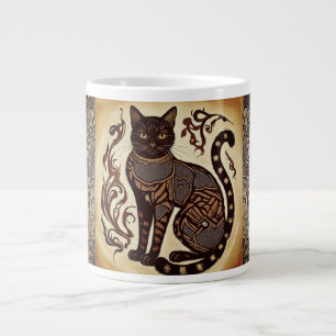 Batik, Batik, Katze Vintag, Antike Jumbo-Tasse