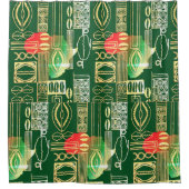 Batik Beads Motif Duschvorhang (Vorderseite)