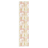 Batik Beads Motif Kurzer Tischläufer (Vorderseite)