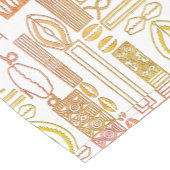 Batik Beads Motif Kurzer Tischläufer (Ecke)