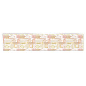 Batik Beads Motif Kurzer Tischläufer (Horizontal)