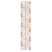 Batik Beads Motif Kurzer Tischläufer (Vorderseite)