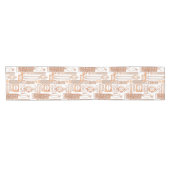 Batik Beads Motif Kurzer Tischläufer (Horizontal)