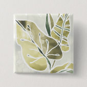 Batik-Blätter Button (Vorderseite)