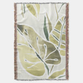 Batik-Blätter Decke (Vorderseite Vertikal)