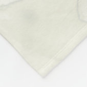 Batik-Blätter Fleecedecke (Ecke)