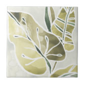 Batik-Blätter Fliese (Vorderseite)