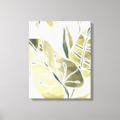 Batik-Blätter Leinwanddruck (Vorderseite)