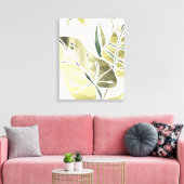 Batik-Blätter Leinwanddruck (Insitu (Wohnzimmer))