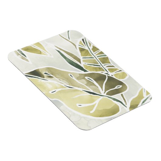 Batik-Blätter Magnet (Rechte Seite)