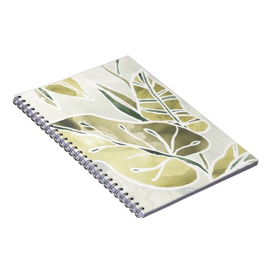 Batik-Blätter Notizblock (Rechte Seite)