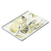 Batik-Blätter Notizblock (Linke Seite)