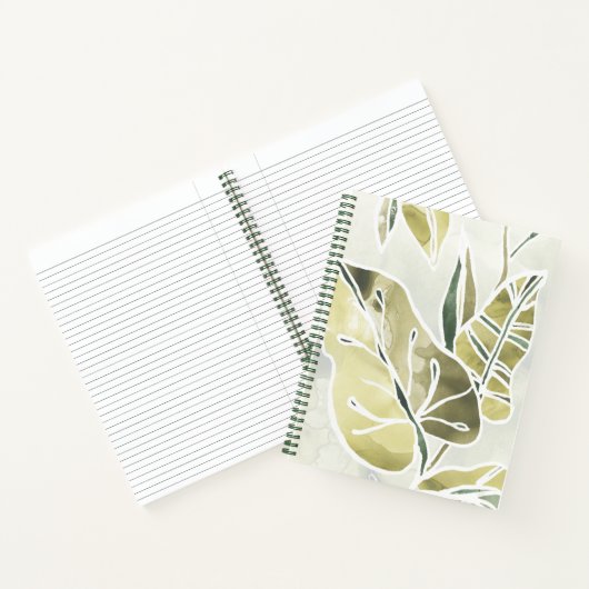 Batik-Blätter Notizblock (Innenseite)