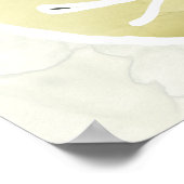 Batik-Blätter Poster (Ecke)