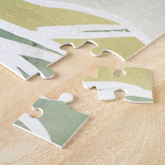 Batik-Blätter Puzzle (Seite)