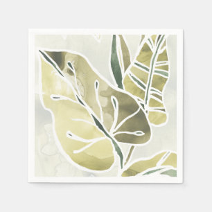 Batik-Blätter Serviette