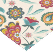 Batik BlumenBoho Indonesier-Art Tischdecke (Schrägansicht)