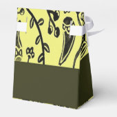 Batik-Blumenmuster Geschenkschachtel (Rückseite)