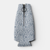 Batik Boho Blumenmuster Flaschenkühler (Rückseite)