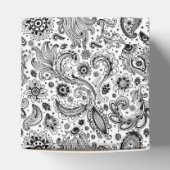 Batik Boho Blumenmuster Geschenkschachtel (Oben)