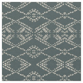 Batik Boho Schwarz Ikat monochrom geometrisch  Stoff (Nahaufnahme)