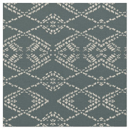 Batik Boho Schwarz Ikat monochrom geometrisch  Stoff