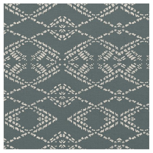 Batik Boho Schwarz Ikat monochrom geometrisch  Stoff (Nahaufnahme)