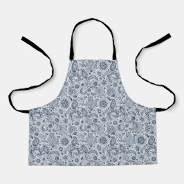 Batik boho style floral paisley pattern schürze