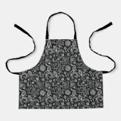 batik boho style floral paisley pattern schürze (Vorderseite)