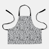 Batik boho style floral paisley pattern schürze (Vorderseite)