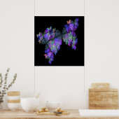 Batik Butterfats Print Poster (Küche)