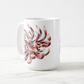 Batik Chrysanthemum Kaffeetasse (Vorderseite Links)