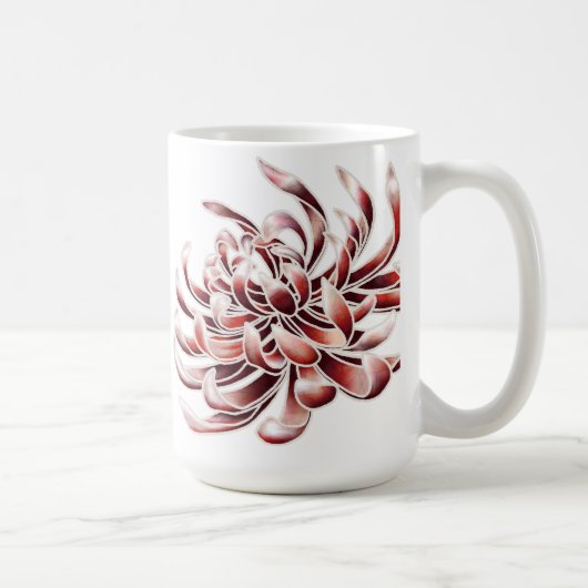 Batik Chrysanthemum Kaffeetasse (Rechts)