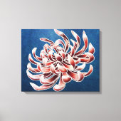 Batik Chrysanthemum Leinwanddruck (Vorderseite)